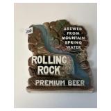 ROLLING ROCK PREMIUM BEER CHALK, NO 72 SILVESTRI