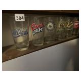 BEER GLASSES GROUP OF 6