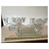 MATCHING 3 CANDLE, CANDLE HOLDERS AND SERVING