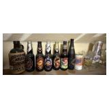 FULL BOTTLE BEER MISSISSIPPI MILLER LIGH GLASS