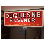 DUQUESNE PILSENER LIGHT UP SIGN