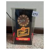 MILLER GENUINE DRAFT ELECTRIC CLOCK