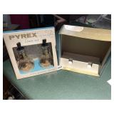 PYREX CRUET SET IN ORIGINAL BOX