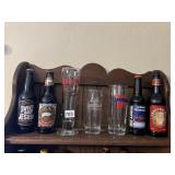 RED RIVER BEER GLASS, VICTOR, CHRISTMAS ALES
