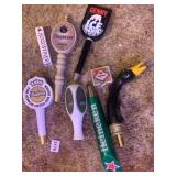 ASSORTED BEER TAPS GOOSE ISLAND AND HEINEKEN