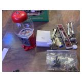 COCA COLA MINI GUMBALL MACHINE WITH WRENCHES AND