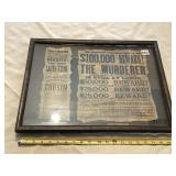 REPLYING REPLICA REWARD POSTERS, IN FRAME, NEEDS