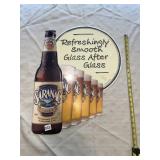 SARANAC LAGER METAL BEER SIGN