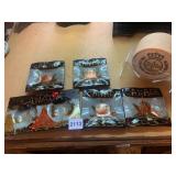 CANADA TRAYS AND WARSTEINER COASTERS IN HOLDERS