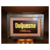 DUQUESNE PILSENER LIGHT UP SIGN