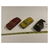 3 ARGO TIN LITHO CARS