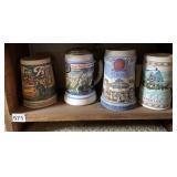4 COLLECTOR STEINS