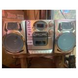 BOOM BOX - CD RADIO WITH TWO SIDE SPEAKERS