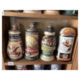 4 COLLECTOR STEINS