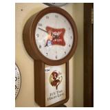 MILLER ELECTRIC WORKING CLOCK