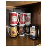 PLASTIC INSULATED BEER MUGS