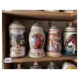 4 COLLECTOR STEINS