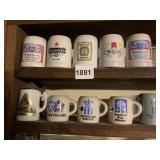10 BEER MUGS HB, MICHELOB, BUDWEISER ETC.