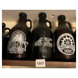 RIVER CITY AND 2 OTHER BROWN BOTTLES