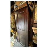 SINGLE DOOR WARDROBE CABINET 24" WIDE X 78.5" H