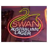 SWAN AUSTRALIAN LAGER NEON LIGHT