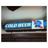PABST BLUE RIBBON WALL HANGING BEER SIGN NICE