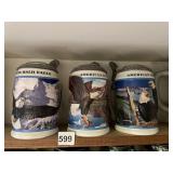 3 BEER STEINS