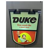 DUKE LIGHT UP SIGN