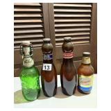 HAMM BEER FULL, GROLSCH PREMIUM LOGGER EMPTY