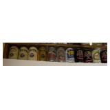 ASSORTED FORT PITT AND PABST CANS ALL EMPTY