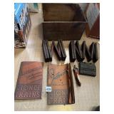 LIONEL TRAIN OLD BOOKLETS, WOOD FENCE. WOOD