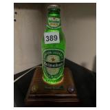 HEINEKEN LIGHT UP BOTTLE ON STAND
