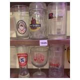6 GLASS BEER GLASSES INCL. IRON CITY