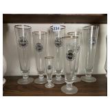 WARSTEINER PILSNER 7 GLASSES