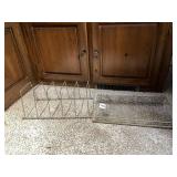 VINTAGE METAL RECORD RACKS