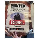 WANTED SPECIAL BLEND HONEY BREWED REBEL 4 POSTERS