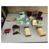 RENEWAL PLASTIC DOLL FURNITURE A FEW ON LEFT