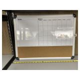 NICE WHITE BOARD CALENDAR WITH NOTES AREA AND