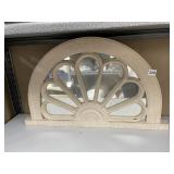 ARCHED TOP DECORATIVE MIRROR 30 INCHES LONG