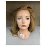 BEAUTY SCHOOL HEAD WITH LIFELIKE SKIN