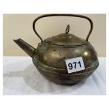 BRASS LOOKING TEA POT