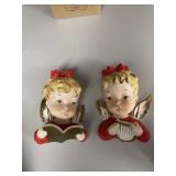 HAND PAINTED TILSO CHERUB HEADS MADE IN JAPAN
