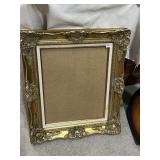 GOLD ORNATE FRAME W/ GLASS NO GLARE FRAME