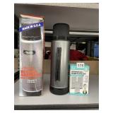 RECHARGEABLE LIGHTS NEW IN BOX AND THERMOS