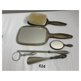 R & B STERLING DRESSER SET