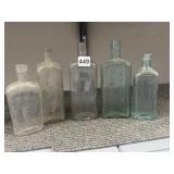 VINTAGE BOTTLES, DAMAGE AS SHOWN