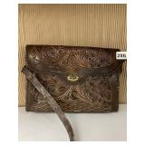 LEATHER TO WORK PURSE WITH LONG STRAP AN INSIDE