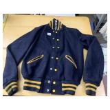 HOWE ATHLETIC JACKET, USED WITH SMALL HOLE SEE