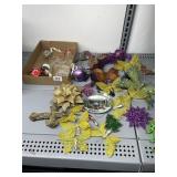 CHRISTMAS ORNAMENTS, MESH GLITTERY BUTTERFLIES