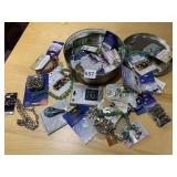 STERLING FASTENERS, NECKLACES, BRACELETS